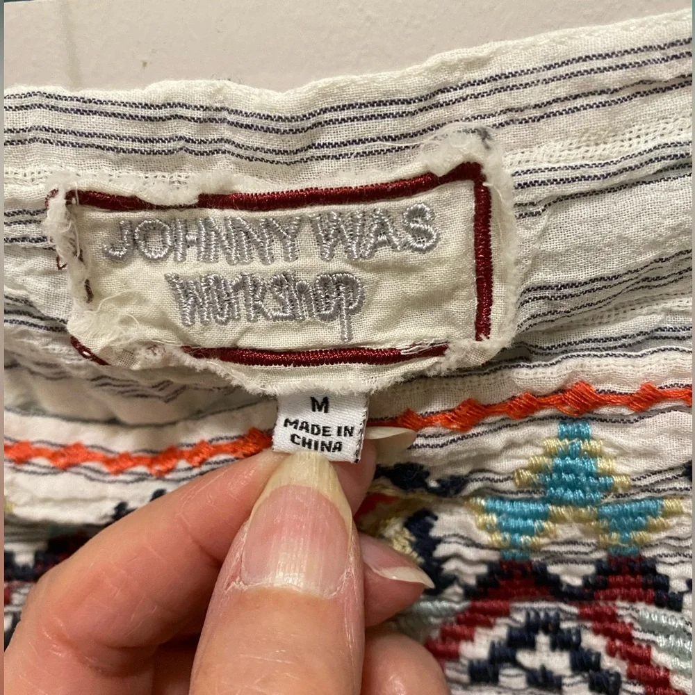 Johnny Was Workshop Peasant Top - Picture 10 of 14